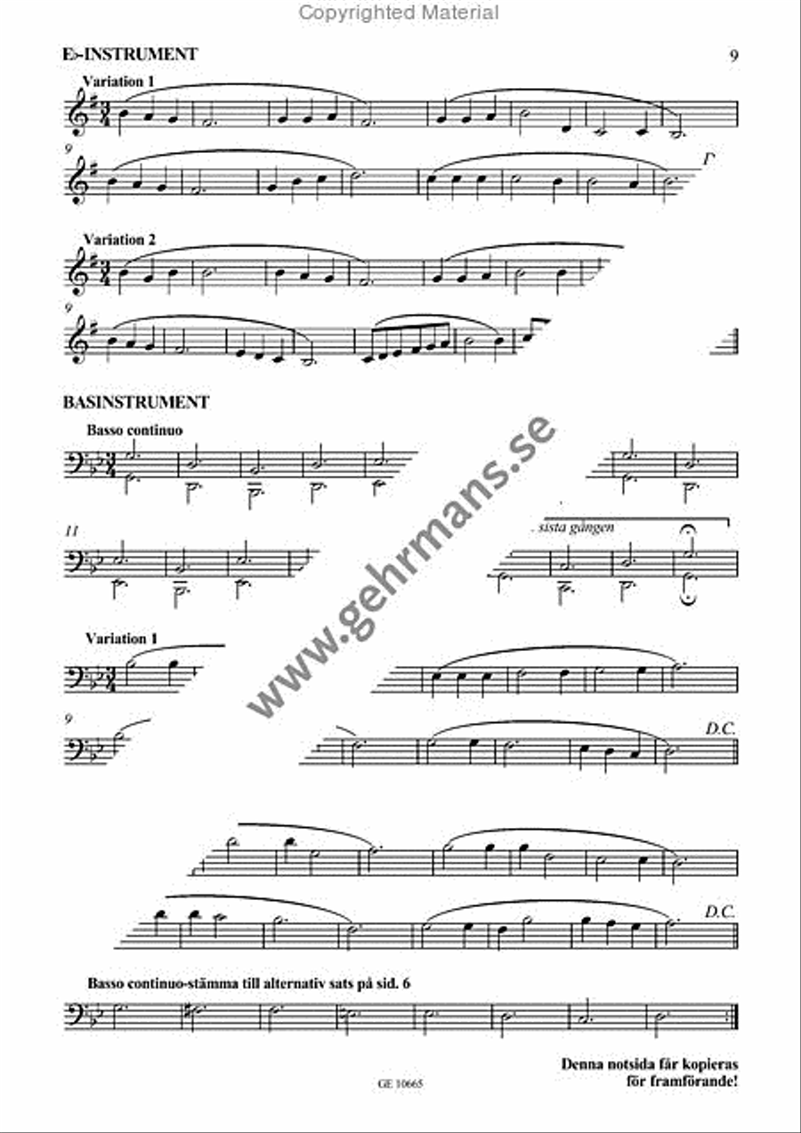 Kallor av liv Kallor av liv 4-Part scores gallery preview page 7