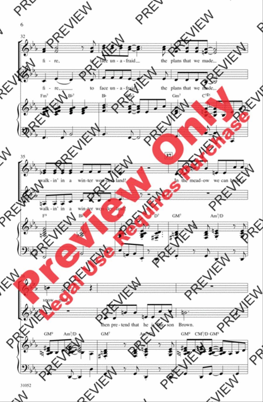 Christmas Pops Trio (A Medley) Women's Choir scores gallery preview page 6