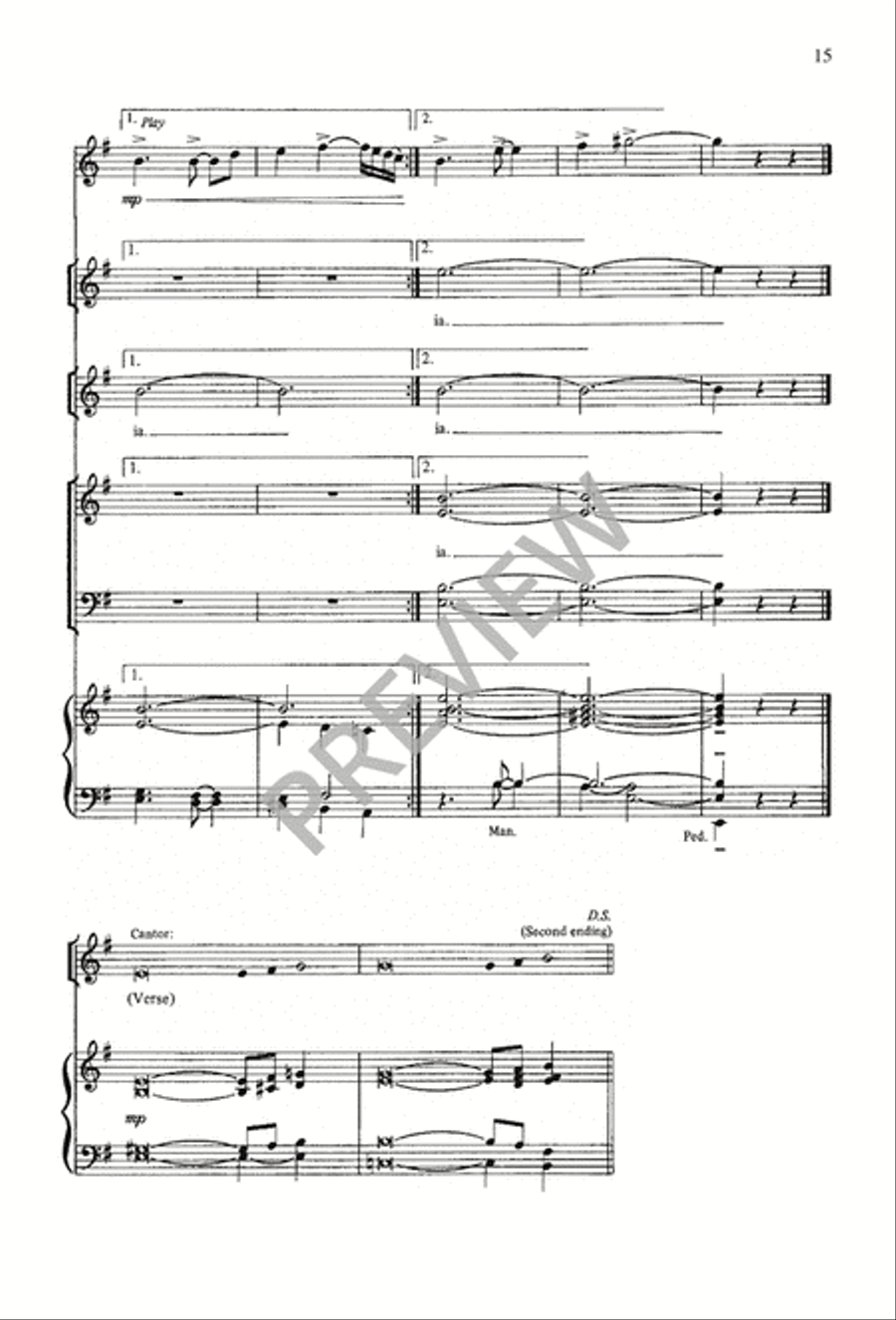 A Mass of Life 4-Part scores gallery preview page 15