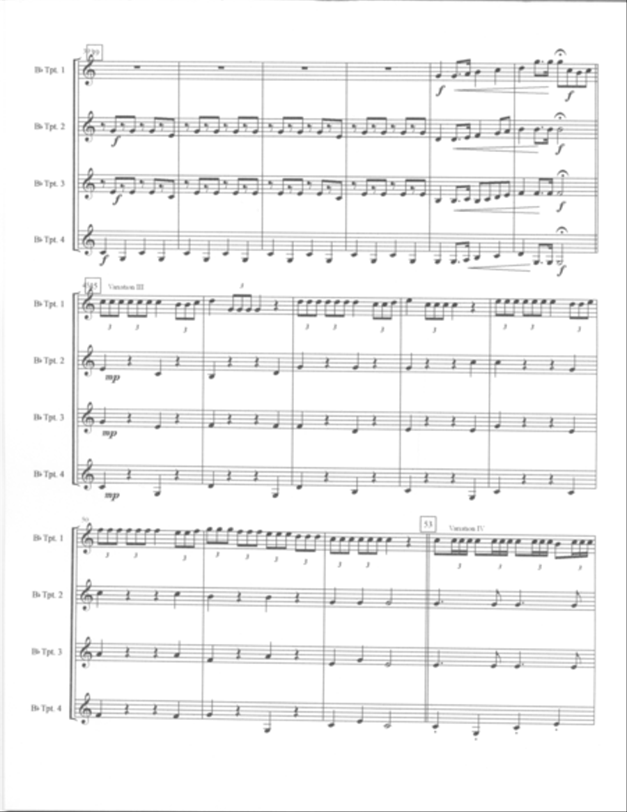 Drink it Down Drink it Down Brass Ensemble scores gallery preview page 4