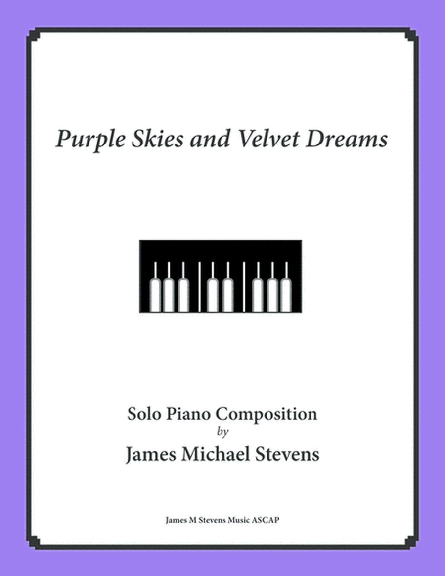 Purple Skies and Velvet Nights - Romantic Piano image number null