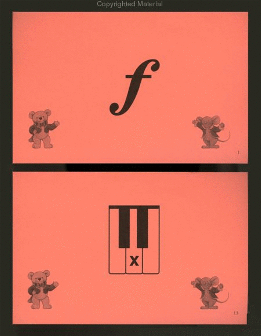Music for Little Mozarts - Flash Cards For Book 1 Piano Method scores gallery preview page 2