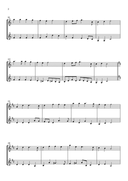 Hark! The Herald Angels Sing (Violin Duet ) - Beginner Level image number null