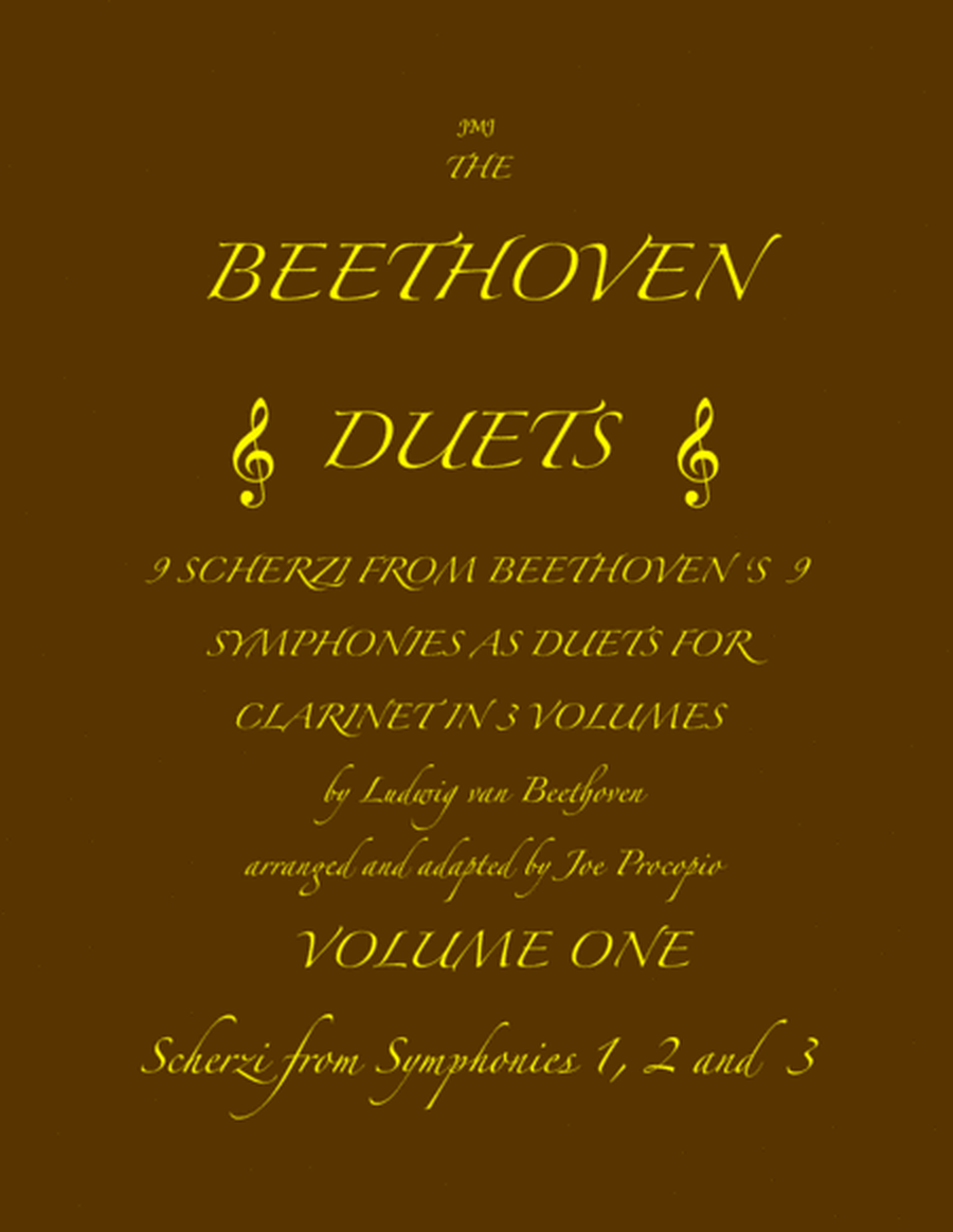 The Beethoven Duets For Clarinet Complete Collection (All 9 Scherzi) image number null