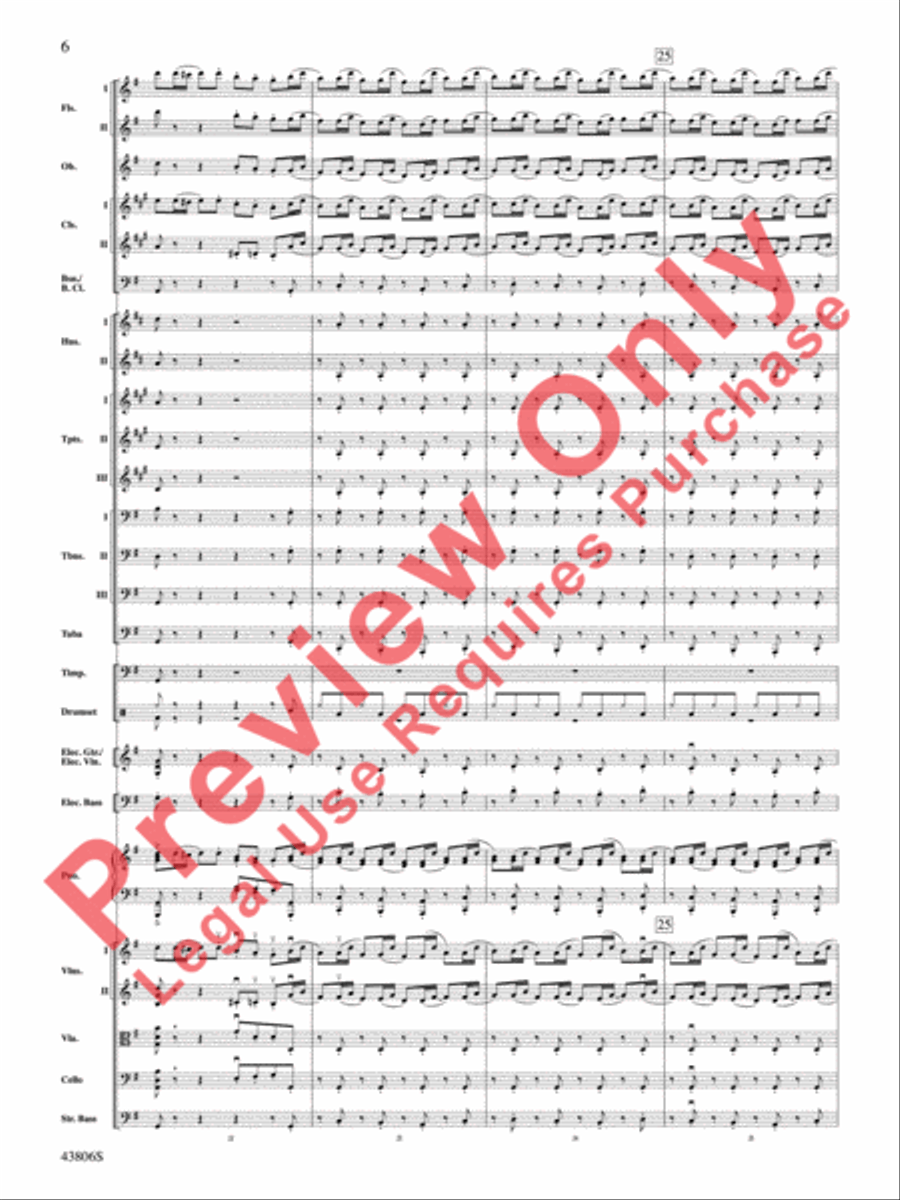 A Mad Russian's Christmas Full Orchestra scores gallery preview page 7