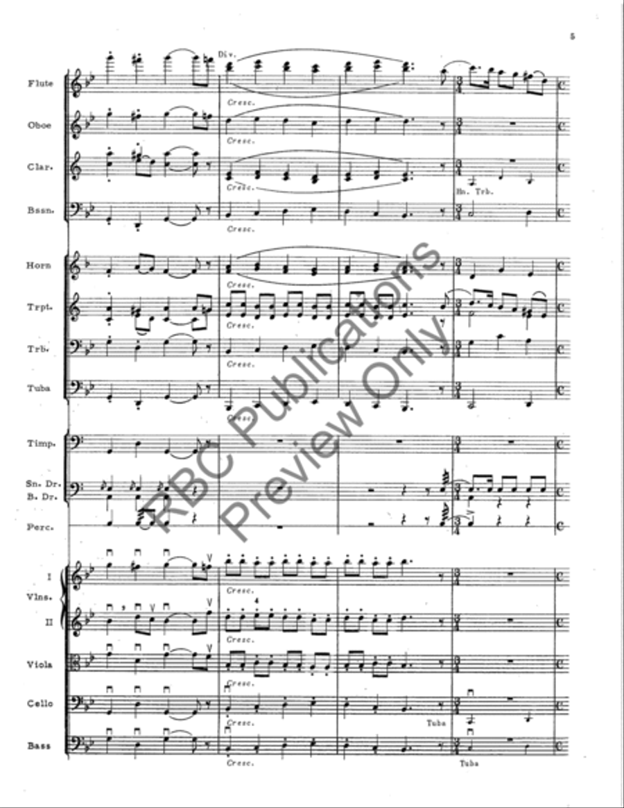 Fum Fum Fum Orch (Score) Full Orchestra scores gallery preview page 6