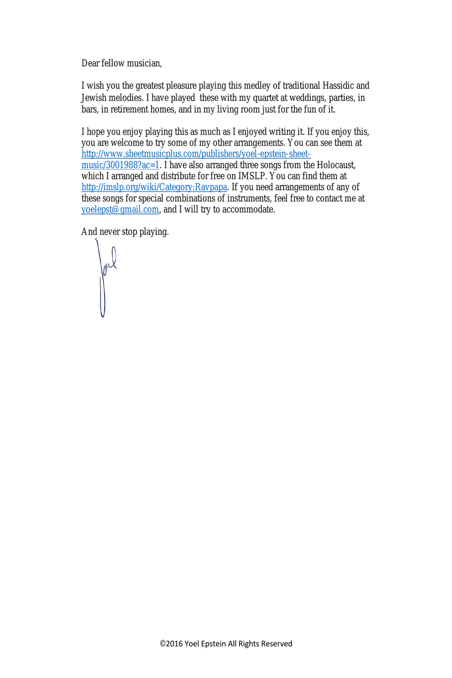 Hassidic Melodies for Wind Quintet Woodwind Quintet scores gallery preview page 2