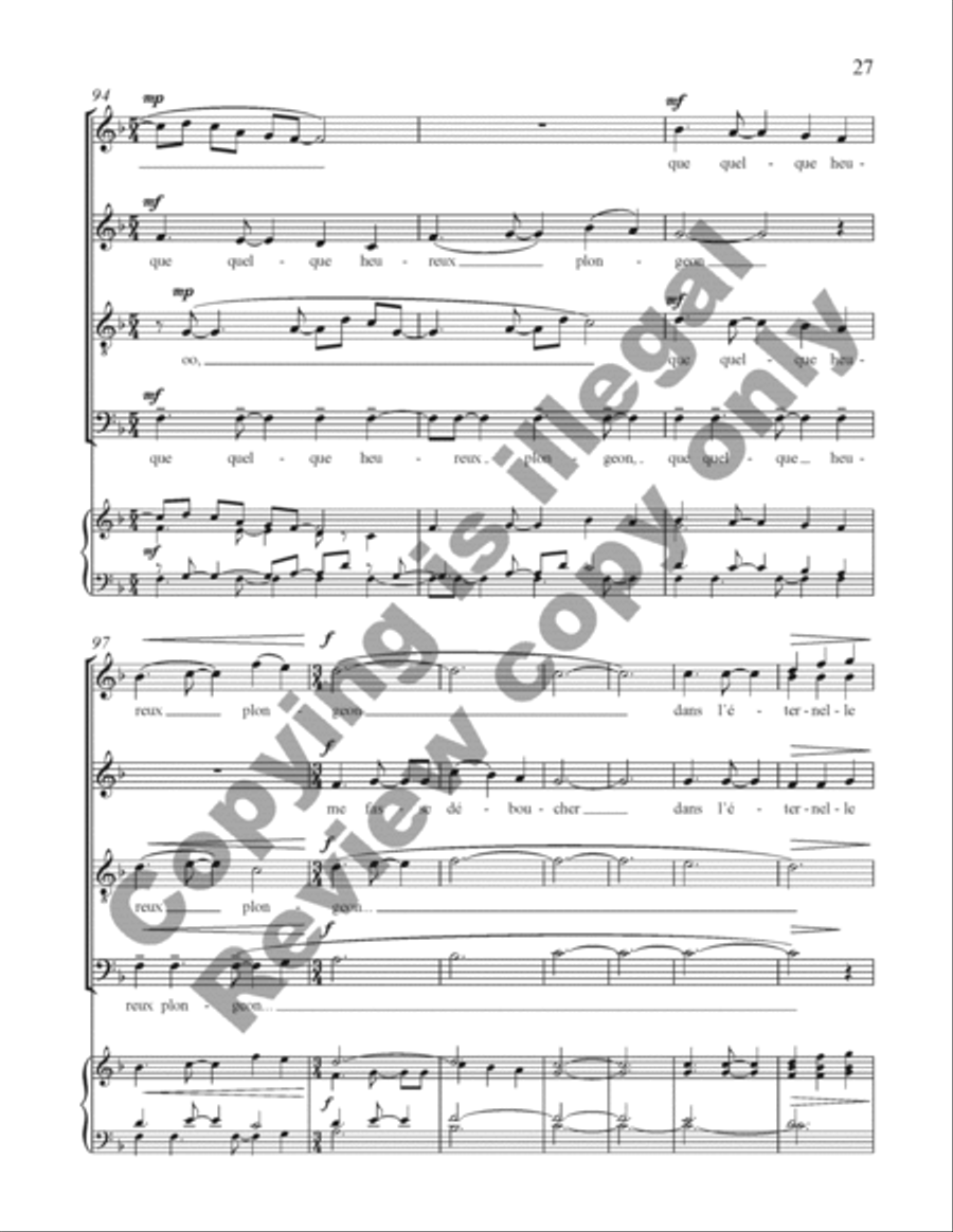 Choral de Bêtes Choral de Bêtes Divisi scores gallery preview page 46