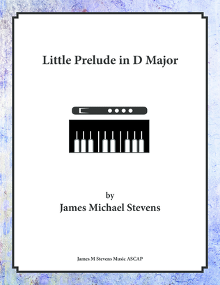 Book cover for Little Prelude in D Major - Flute & Piano