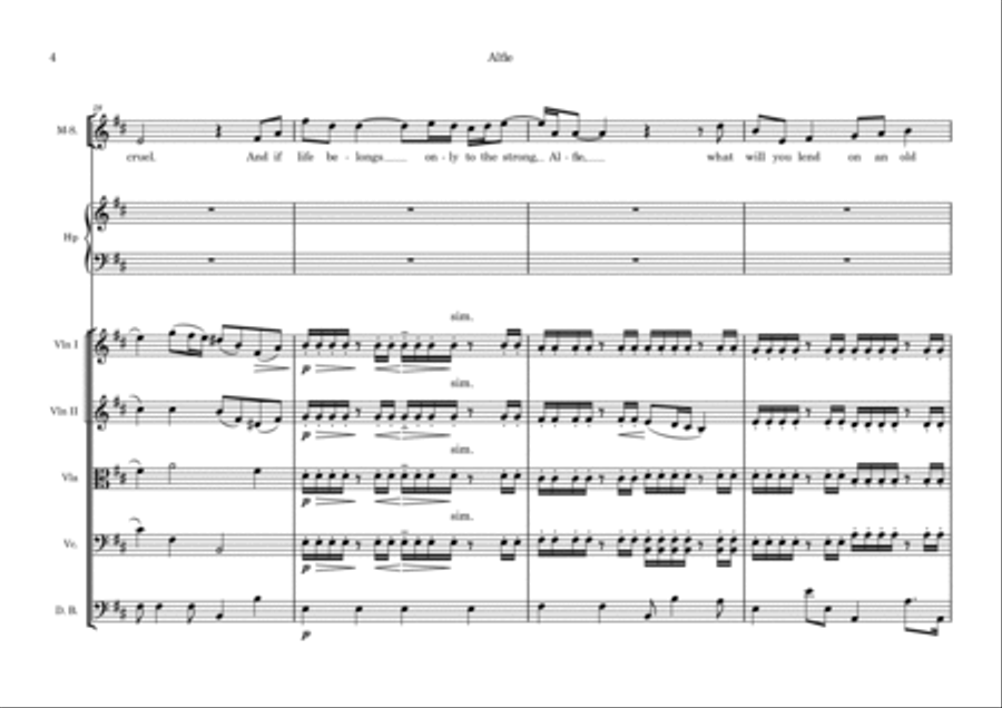 Alfie String Orchestra scores gallery preview page 4