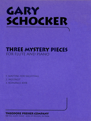 Book cover for Three Mystery Pieces