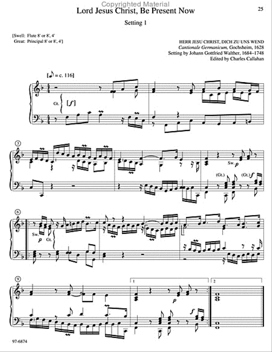Chorale Preludes and Postludes for Manuals, Vol. 1 Organ scores gallery preview page 9