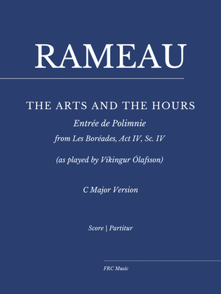 Book cover for Rameau: Les Boréades: "The Arts and the Hours" for Piano (as played by Víkingur Ólafsson) in C