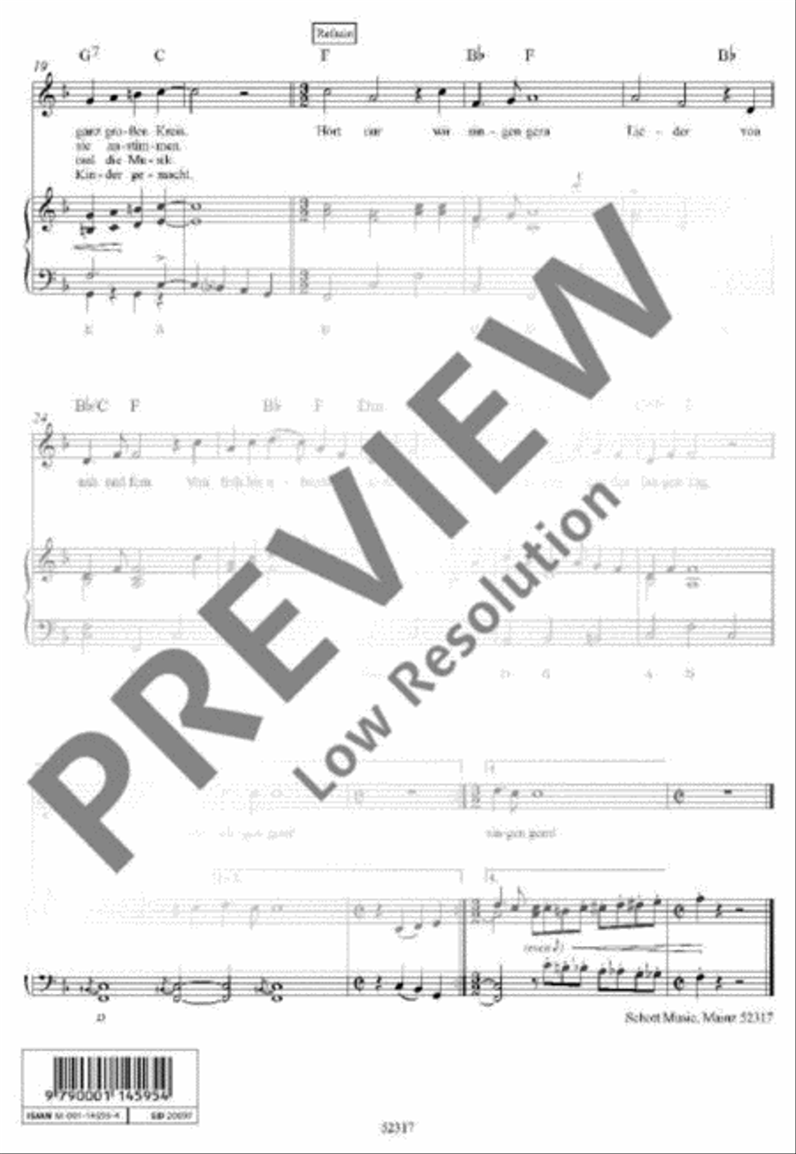 Hört nur, wir singen gern! Children's Choir scores gallery preview page 3