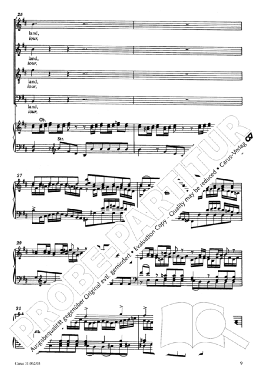 Now come, the nation's Saviour (Nun komm, der Heiden Heiland) 4-Part scores gallery preview page 10