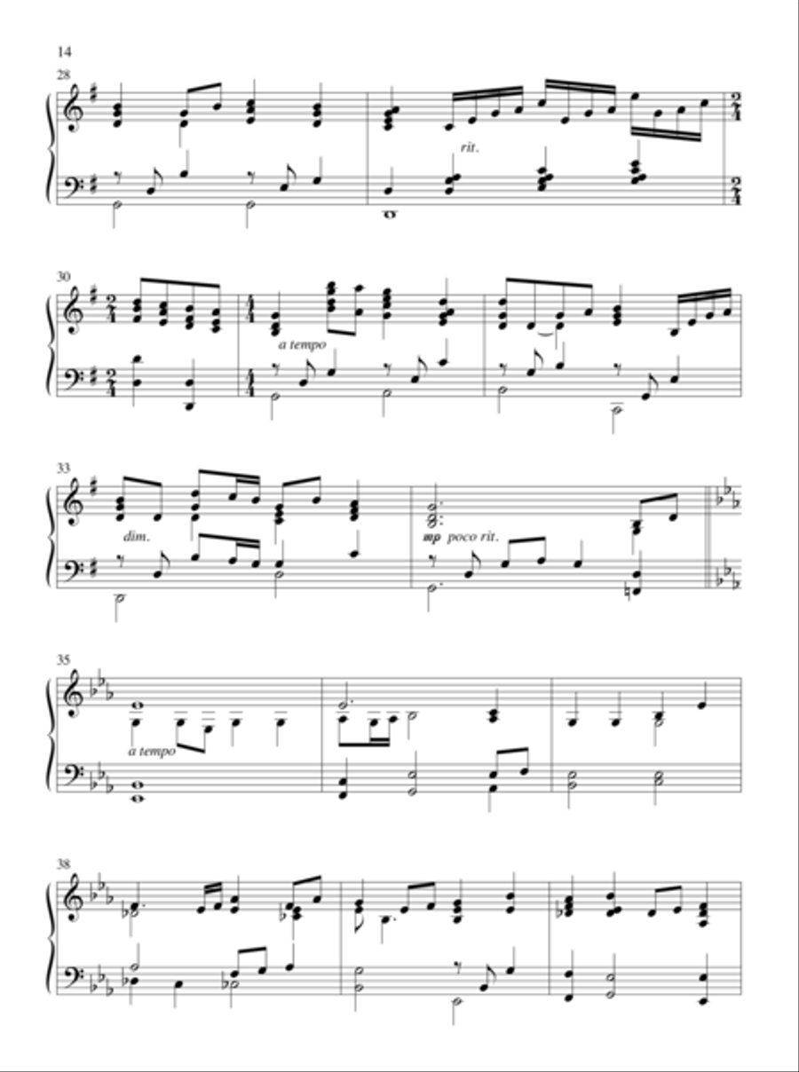 The King of Love Piano Solo scores gallery preview page 9