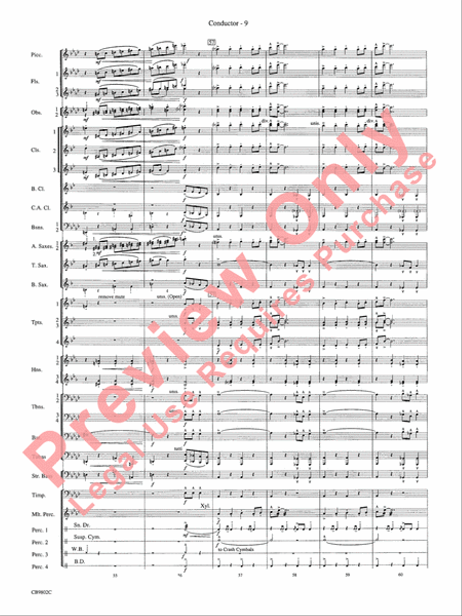 Porgy and Bess Concert Band scores gallery preview page 11