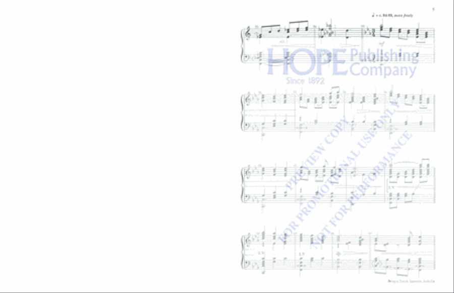 Bring a Torch, Jeanette Isabella 5-Octaves scores gallery preview page 5