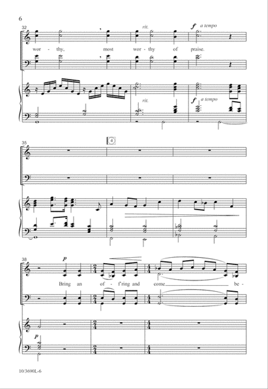 King of Heaven 4-Part scores gallery preview page 6
