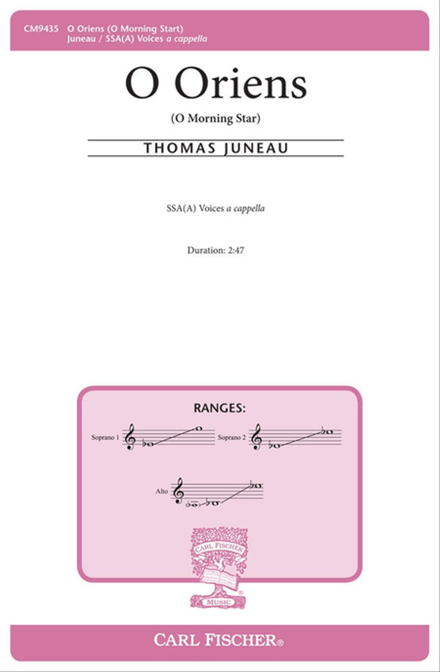 O Oriens O Oriens SSAA scores gallery preview page 1