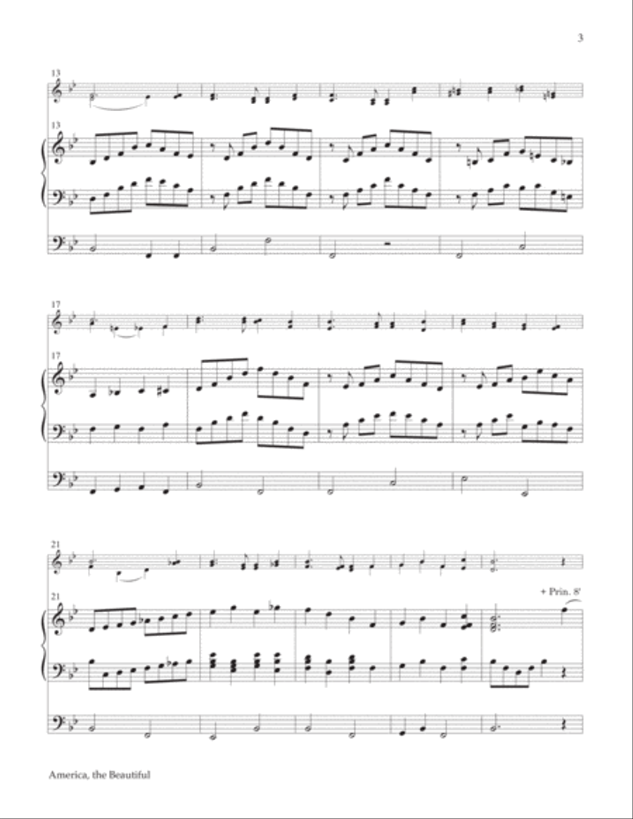 Stars and Stripes Forever Trumpet Duet scores gallery preview page 3