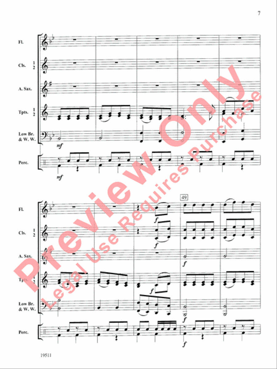 A Celtic Celebration Concert Band scores gallery preview page 8