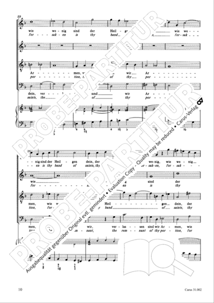 O God, from heaven look on us (Ach Gott, vom Himmel sieh darein) ATB scores gallery preview page 11