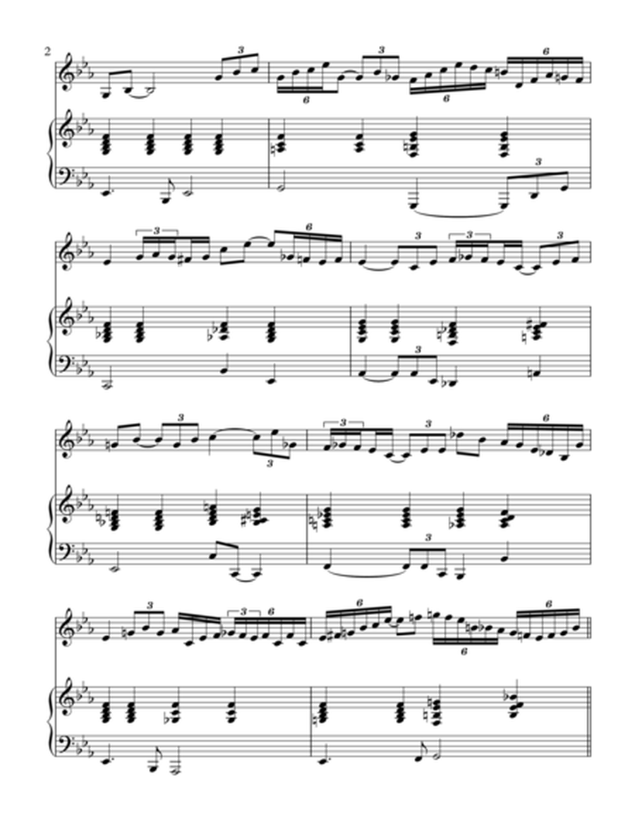 "Georgia On My Mind" for Alto Sax and Piano image number null