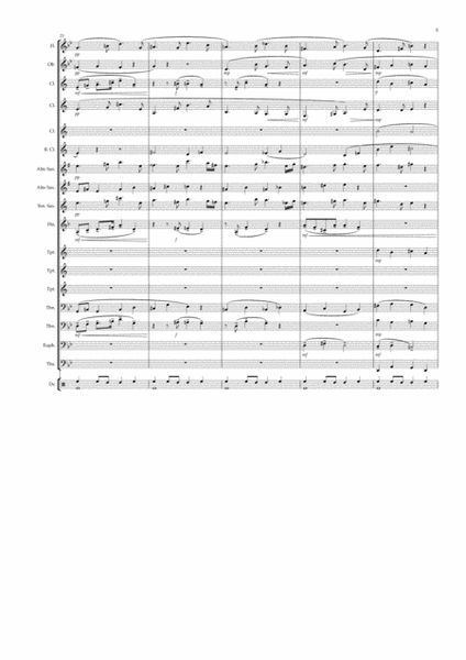 Blue pimpernel (arrangement for concert band) image number null