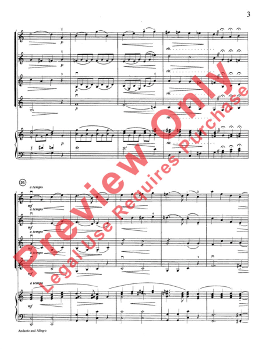 Highland/Etling Violin Quartet Series: Book 2