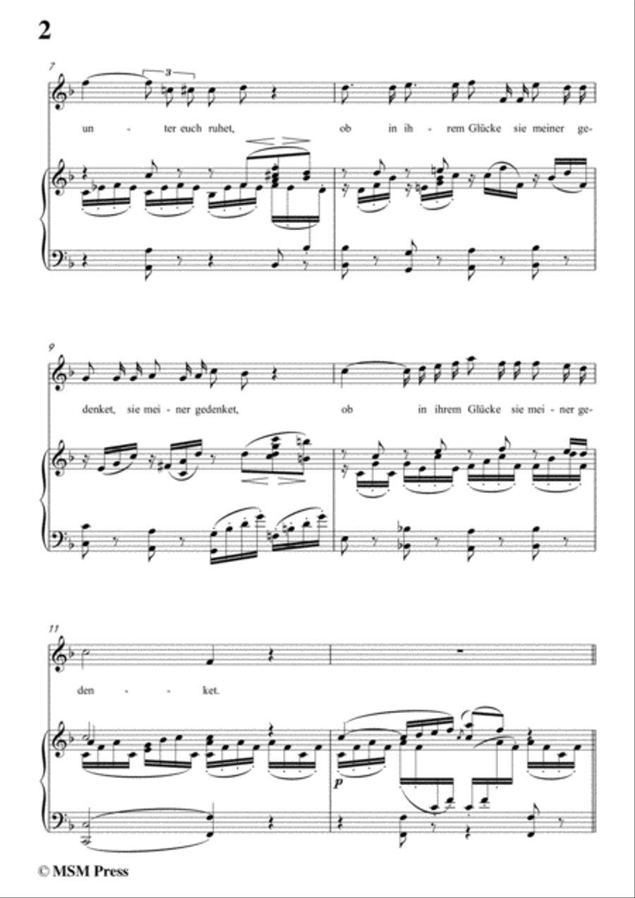 Schumann-Romanze,in F Major,for Voice and Piano Voice Solo scores gallery preview page 4