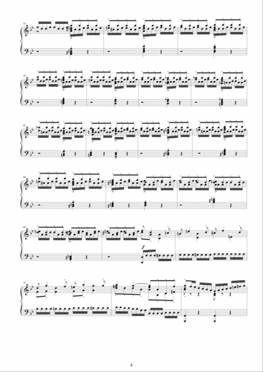 Vivaldi - Concerto Grosso in G minor RV 578 Op.3 No.2 - Piano solo Piano Solo scores gallery preview page 4