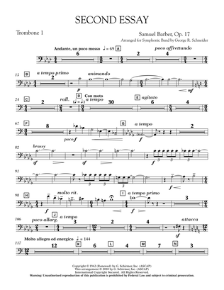 Second Essay - Trombone 1