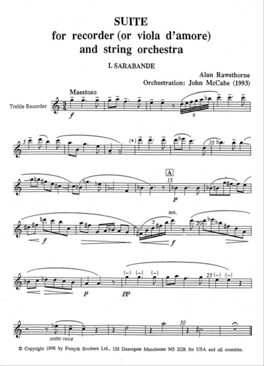 Suite - orchestral score Suite - orchestral score String Orchestra scores gallery preview page 2