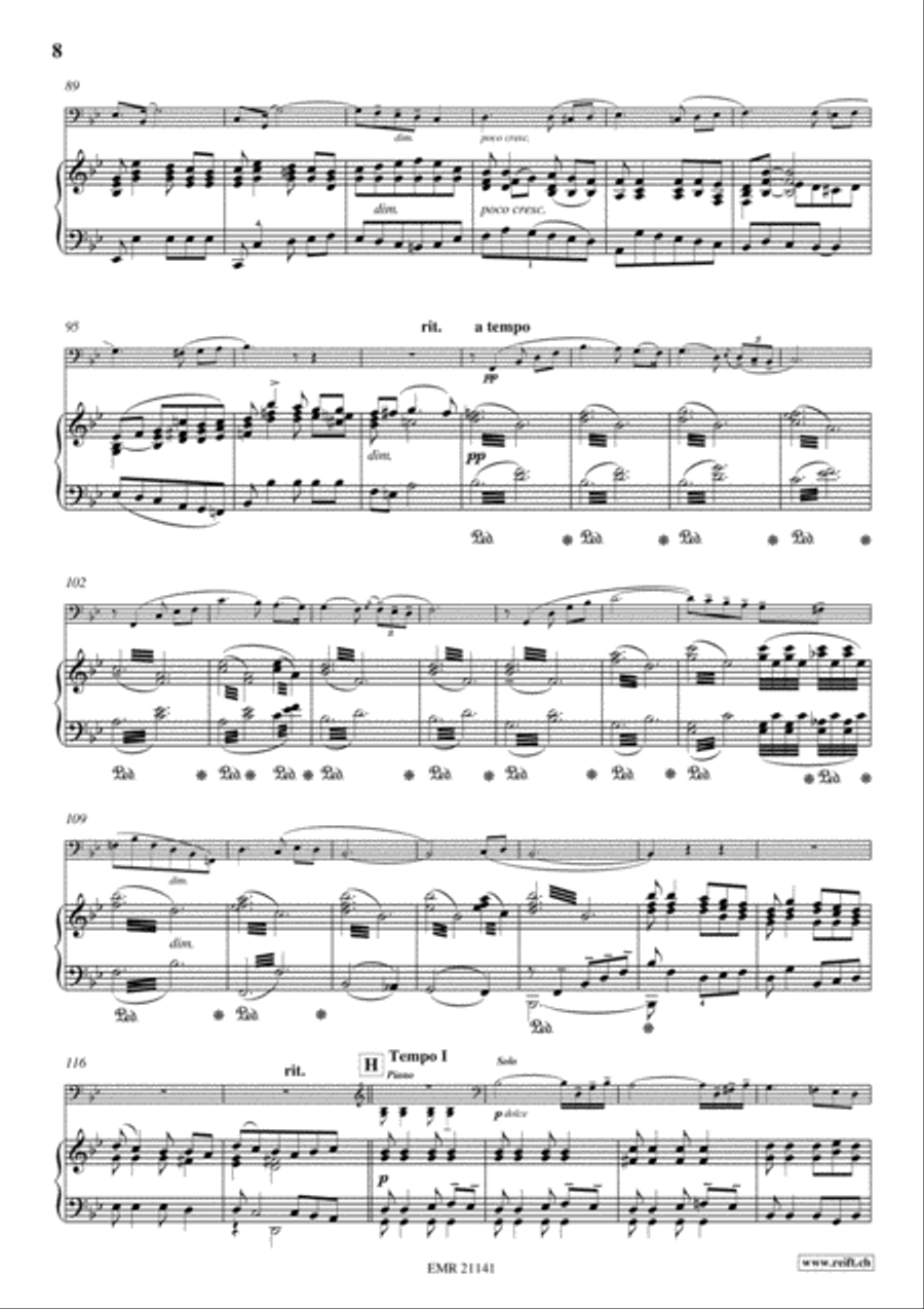 Concerto No. 1 Bass Trombone scores gallery preview page 8