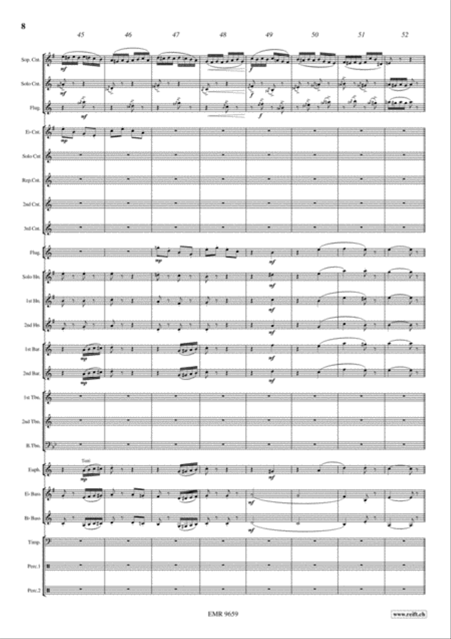 Caprice No. 24 Brass Trio scores gallery preview page 8