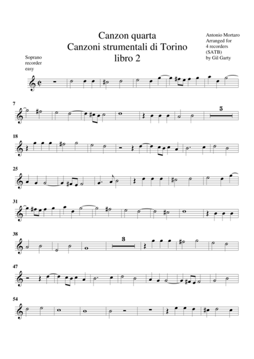Canzon no.4 (Canzoni strumentali libro 2 di Torino)