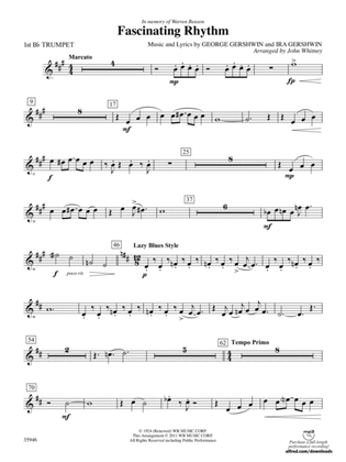 Fascinating Rhythm: 1st B-flat Trumpet