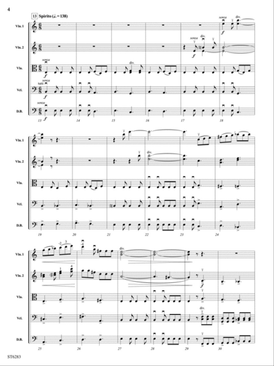 Orion and the Scorpion: Score String Orchestra scores gallery preview page 4