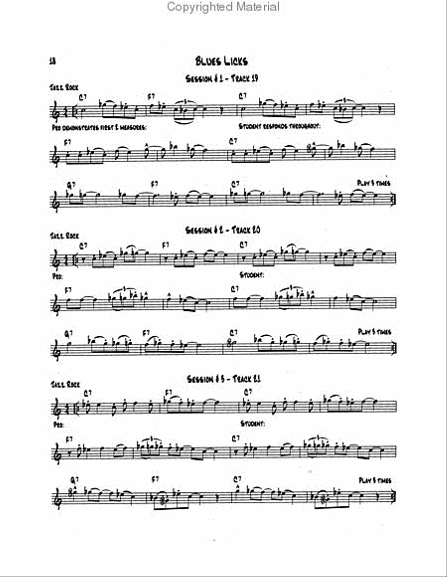 Know Before You Blow - Blues for Flute with 2 CDs Flute scores gallery preview page 4