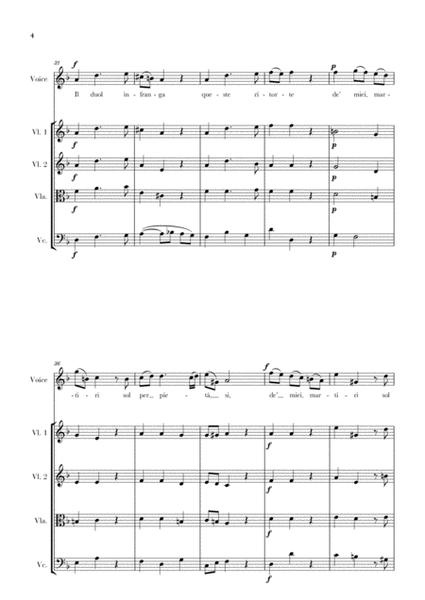 Haendel - Lascia ch’io pianga (for Soprano and String Quartet) image number null