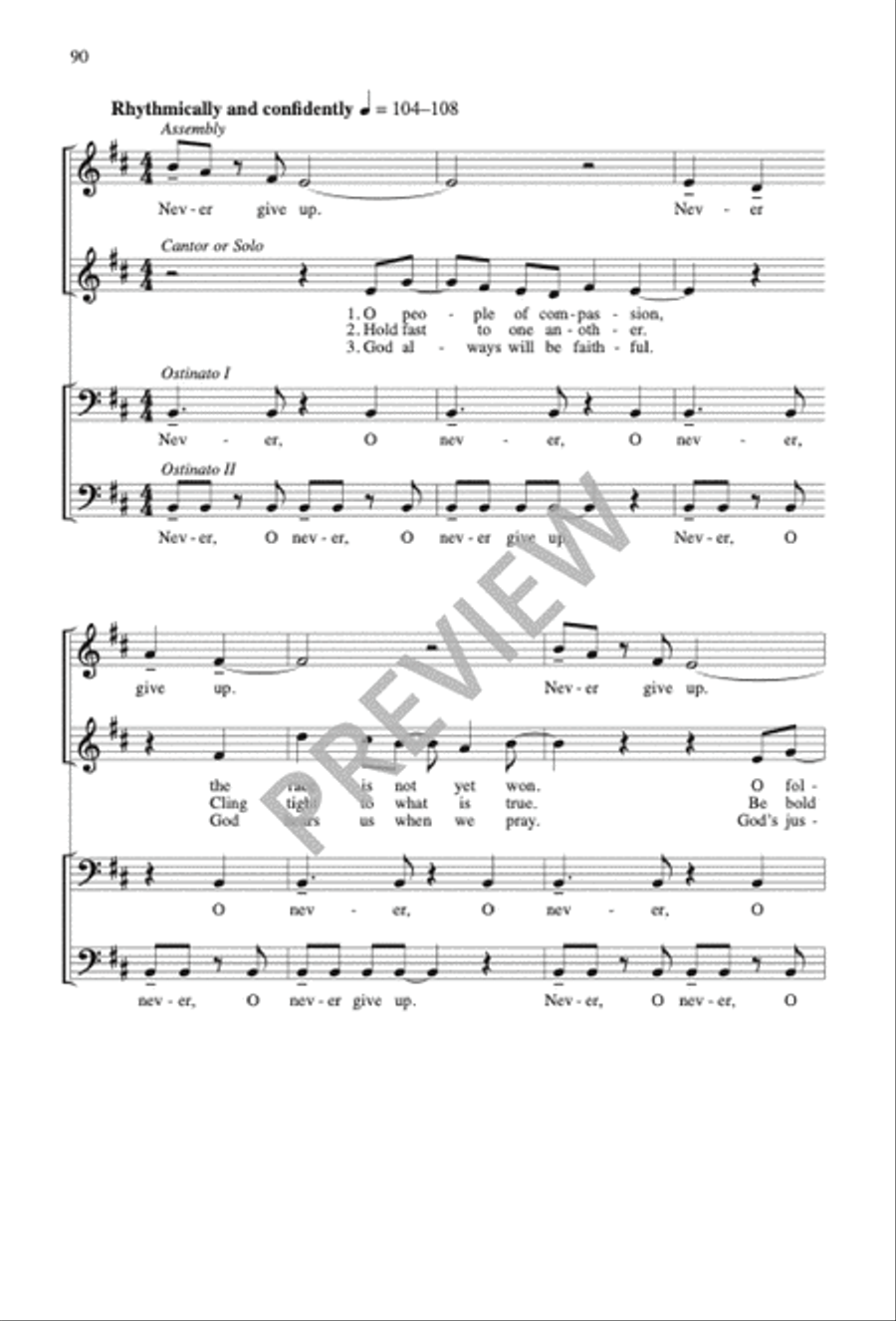 Sing No Empty Alleluias Sacred scores gallery preview page 81