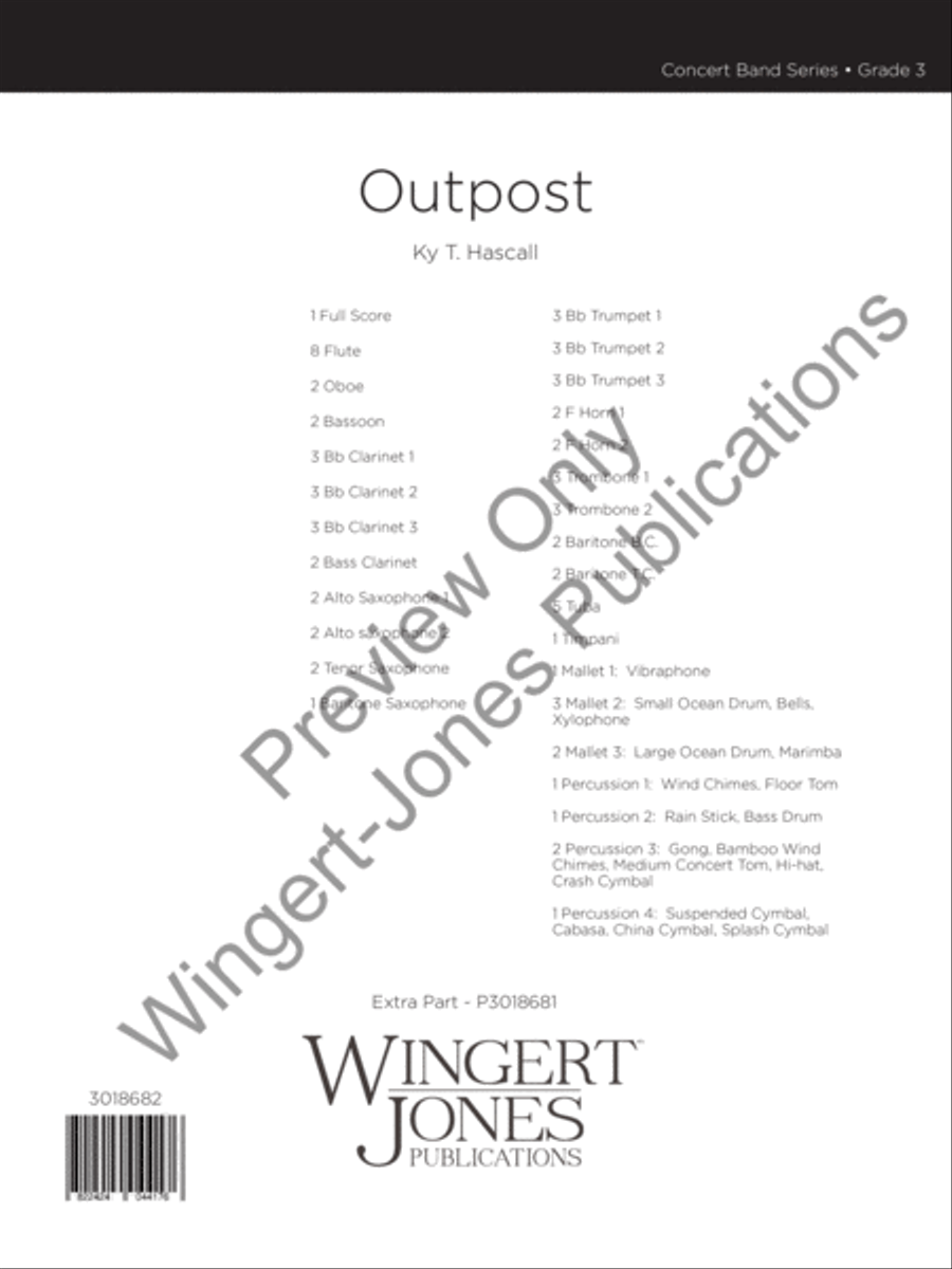 Outpost Concert Band scores gallery preview page 2