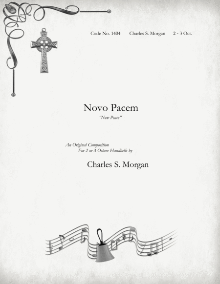 Novo Pacem ("New Peace") - for Two - Three Octave Handbell Choirs image number null