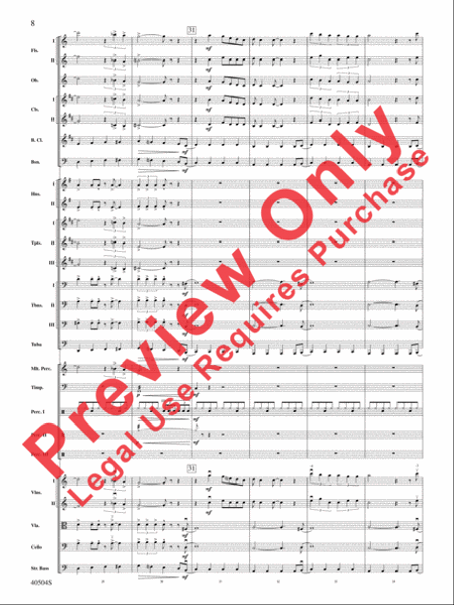 The Eagles on Tour The Eagles on Tour Full Orchestra scores gallery preview page 9