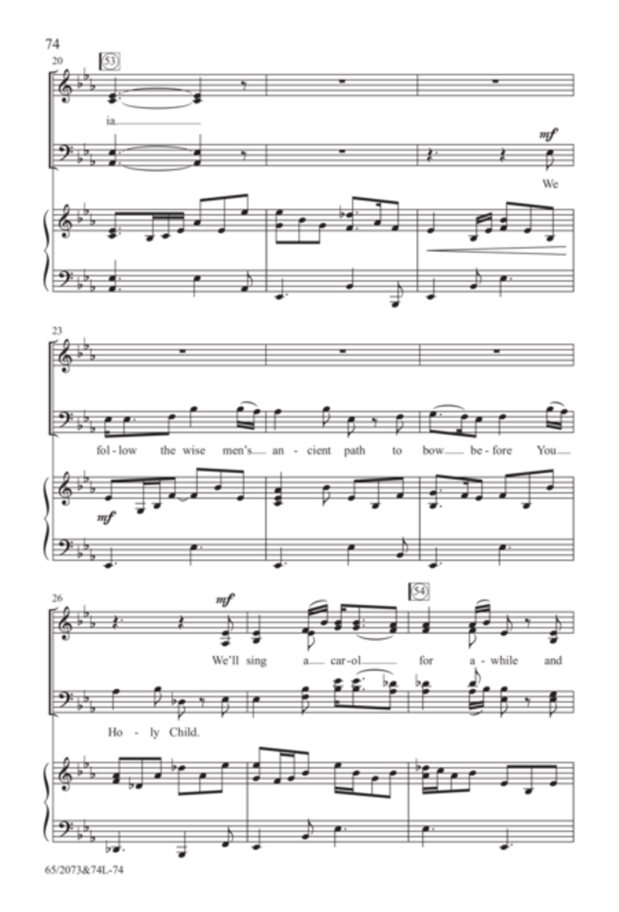 Go Sing It on the Mountain - SATB Score with Performance CD 4-Part scores gallery preview page 28