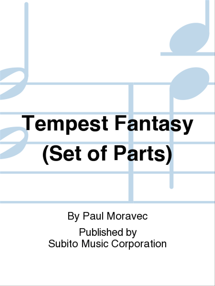 Tempest Fantasy Clarinet scores gallery preview page 1