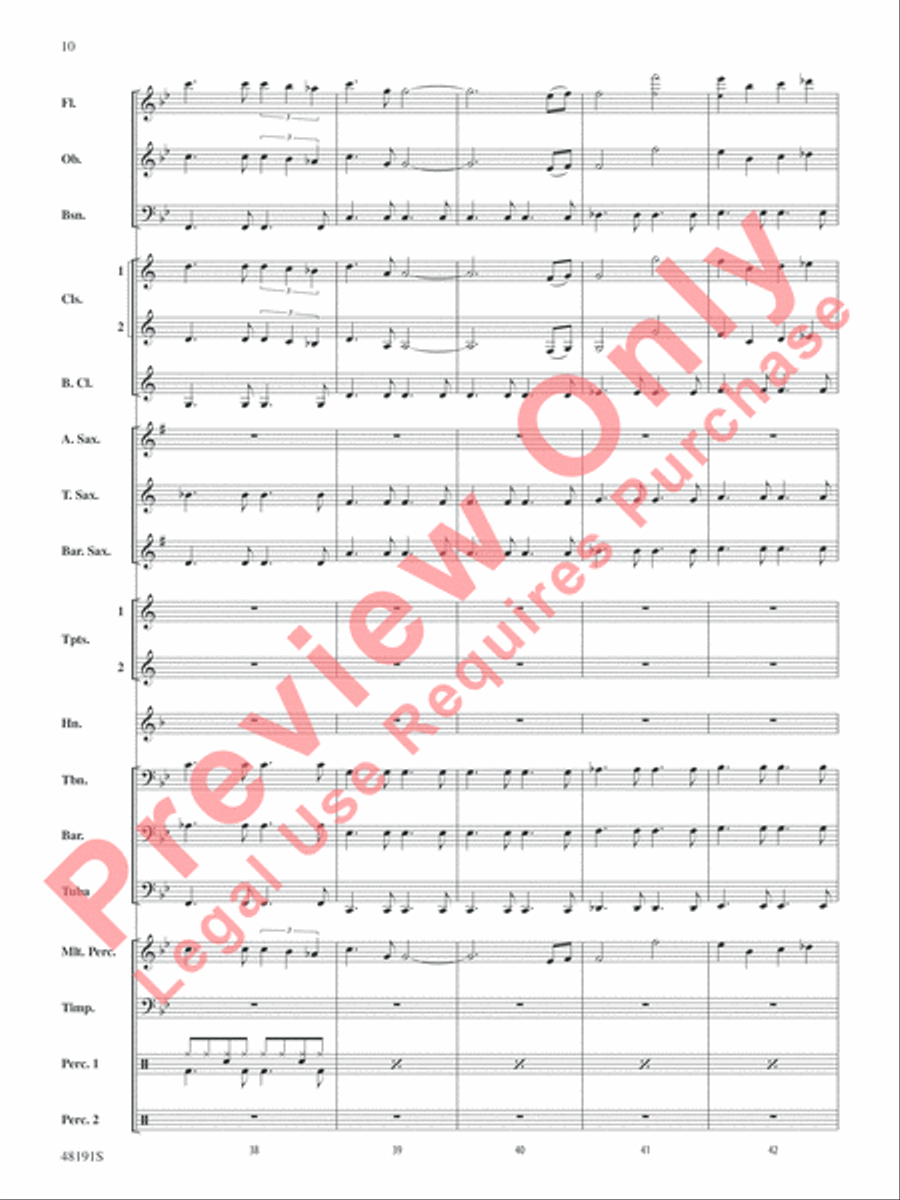 The Never Ending Story Concert Band scores gallery preview page 11