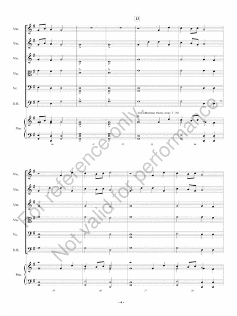 Heroes And Glory String Orchestra scores gallery preview page 4