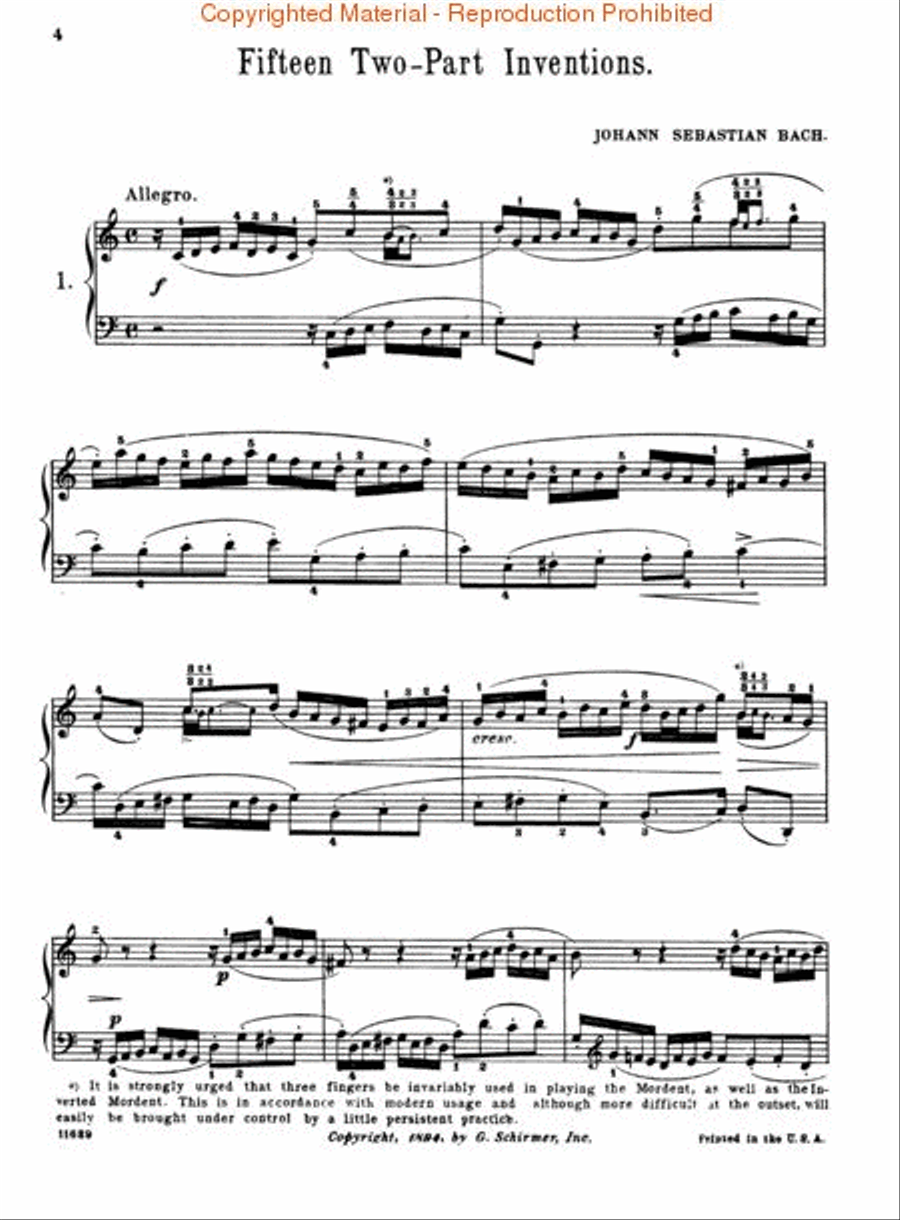 30 Two- and Three-Part Inventions Piano Solo scores gallery preview page 2